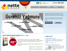 Tablet Screenshot of netteemlak.com
